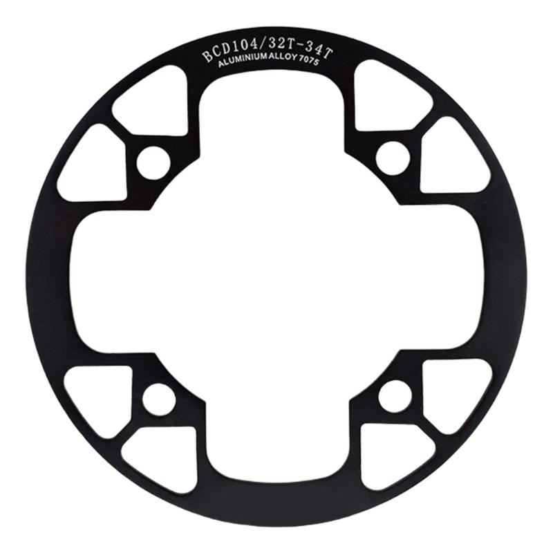 Mountain Bike Chainwheel Guard Cover Aluminum Alloy Bicycles Chainring Guard Bike Crankset Protector Easy To Use