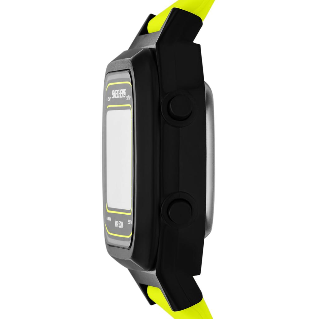 Skechers Fiske Digital Yellow Silicone SR5260 Men's Watch,