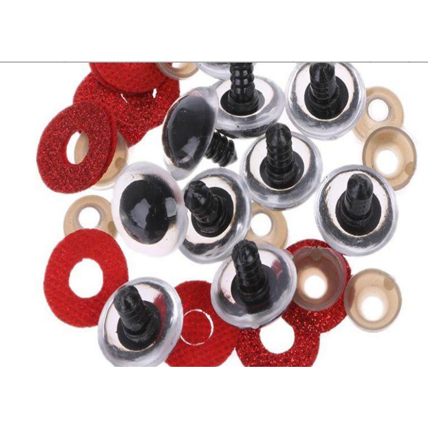 DIY Craft Supplies Plastic Safety Toy Eyes, Colorful Craft Doll Eyes, for Puppet Toy Stuffed Animals Dolls Crochet Toy Crafts CZK