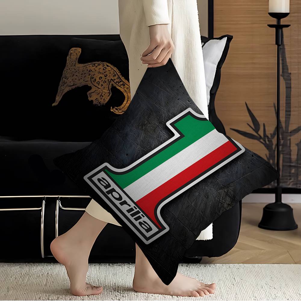 

Motorcycle AApriliaS Pillow Covers Cartoon Sofa Decorative Home Doublesided Printing Short Plush Cute Cushion Cover 30x30 cm