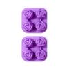 Beautiful Flower Shape Ice Cubes Molds Silicones Easy to Use for Homes Kitchen for Party Drink Enhancement