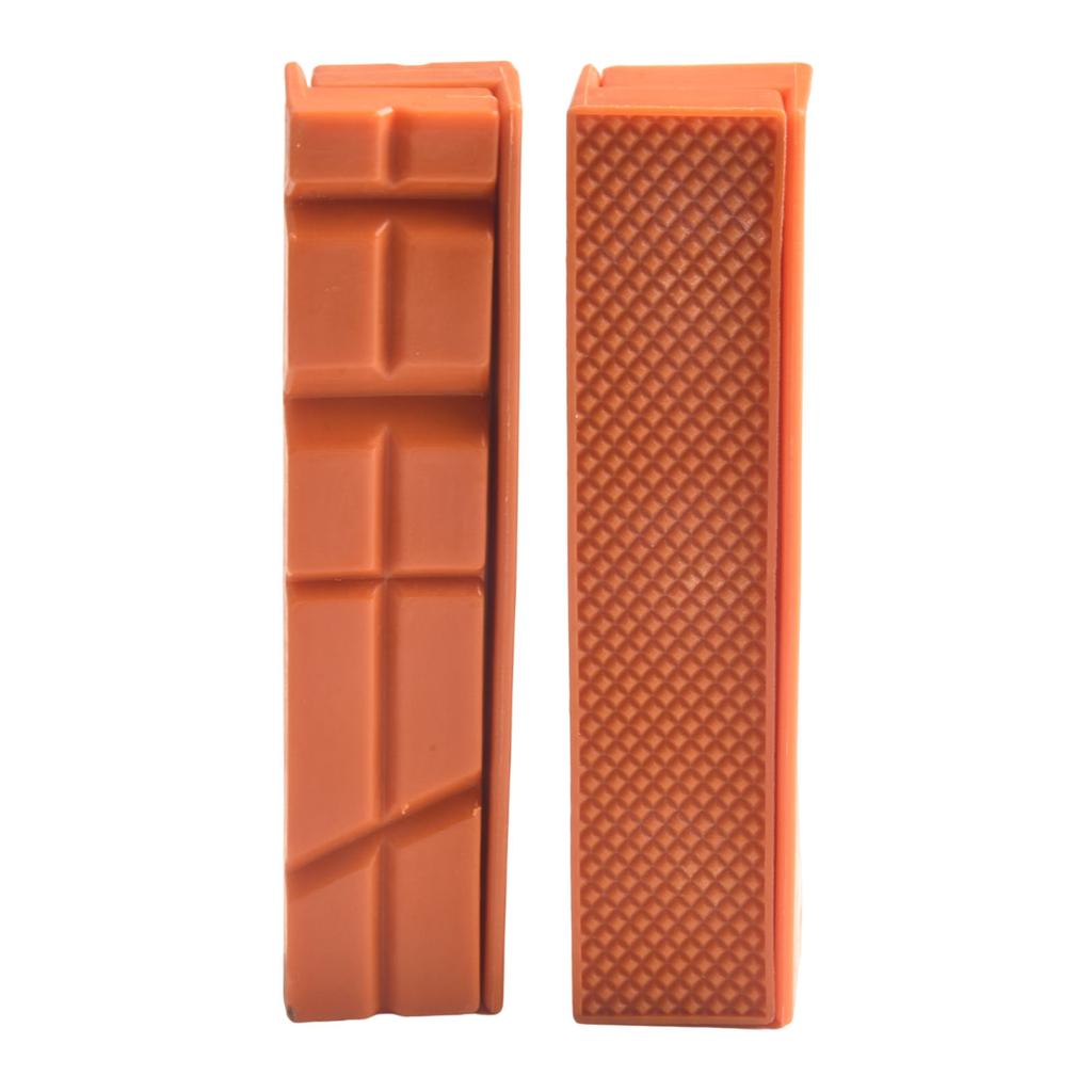 Magnetic Vise Jaw Pad Set 4pcs for 4 inch 5 inch and 6 inch Vises Protects Soft Materials While Firmly Holding