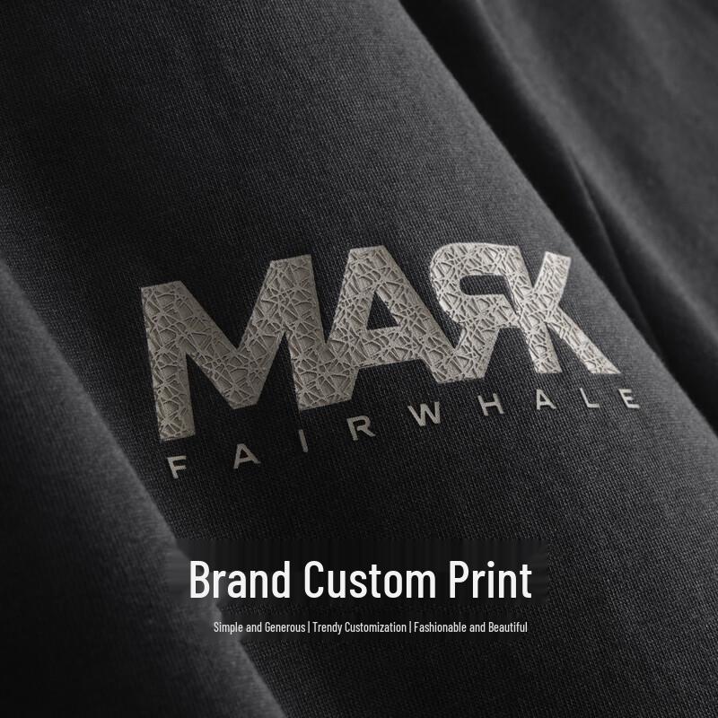 Mark Fairwhale Men's Back Print Round Neck Short Sleeve T-Shirt