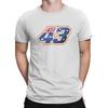 Retro Style Tshirts Motorcycle Creative Streetwear Casual T Shirt Male Tee Jack Miller Number 43 Hip Hop Polyester TShirt