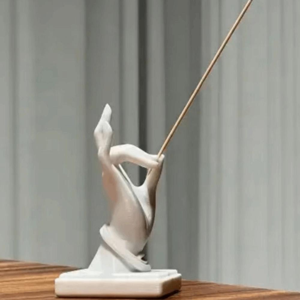 Zen Style Hand Incense Holder Plastic Finger Shaped Incense Stand  Spa