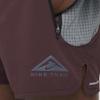 Nike Dri-Fit FW24 Trail Second Sunrise 5" Sportshorts mit Innenslip Herrenshorts Burgunderrot Rauchgrau Schwarz DV9311-652