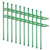 20Pcs Plant Supports Stakes Green Plant Sticks Support Potted Single Vine Stem Fixing Rod Holder Reusable Plant Anti Lodging