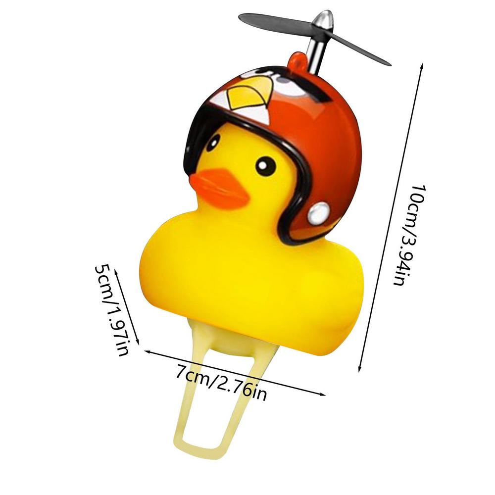 Gumová kachnička Zvonek na kolo LED světlo Zvonek na kolo Zvonek na kolo Hlasitý Jasný Zřetelný Zvuk Zvonku Hračka Gumová kachnička Ozdoba do auta Žlutá kachnička