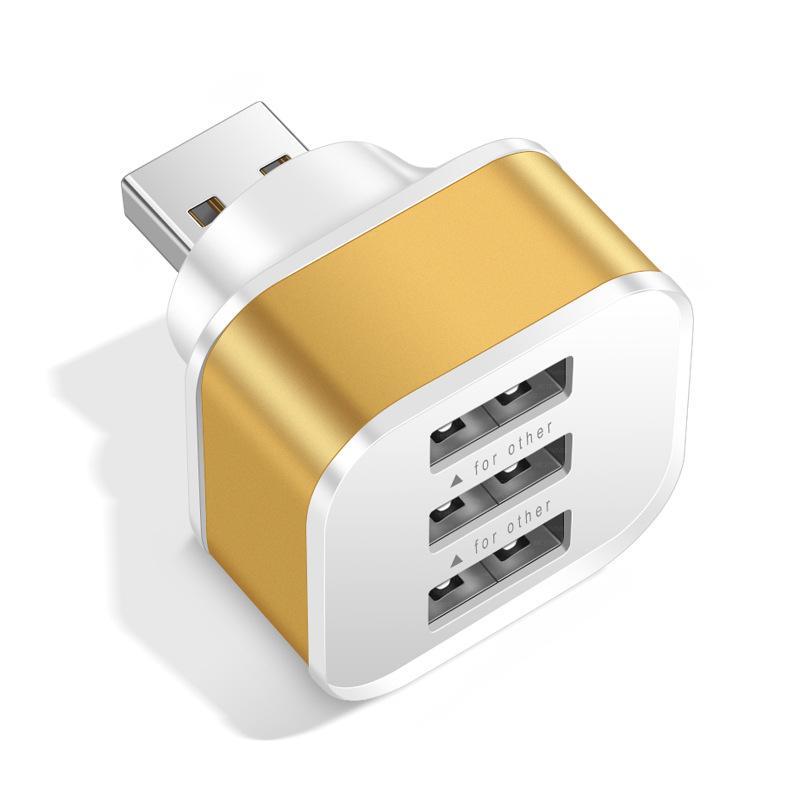 3 Port Usb Adaptor Extender 3 In 1 Usb 2.0 Multiple Usb Splitter Hub Auto Electronics Accessories