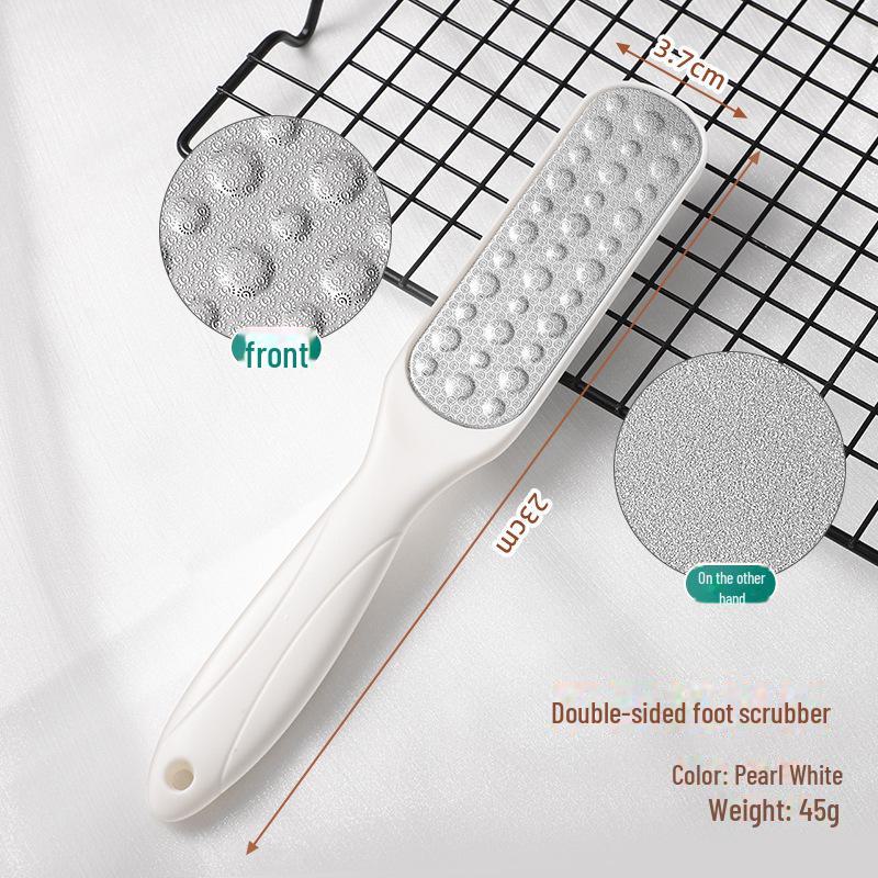 

Двостороння пилка для ніг з нержавіючої сталі: Засіб для видалення мертвої шкіри та мозолів для педикюру