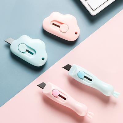 Mini petit couteau utilitaire Portable, petit ouvre-paquet Express, ciseaux multifonctionnels pour couper le papier de dessin animé