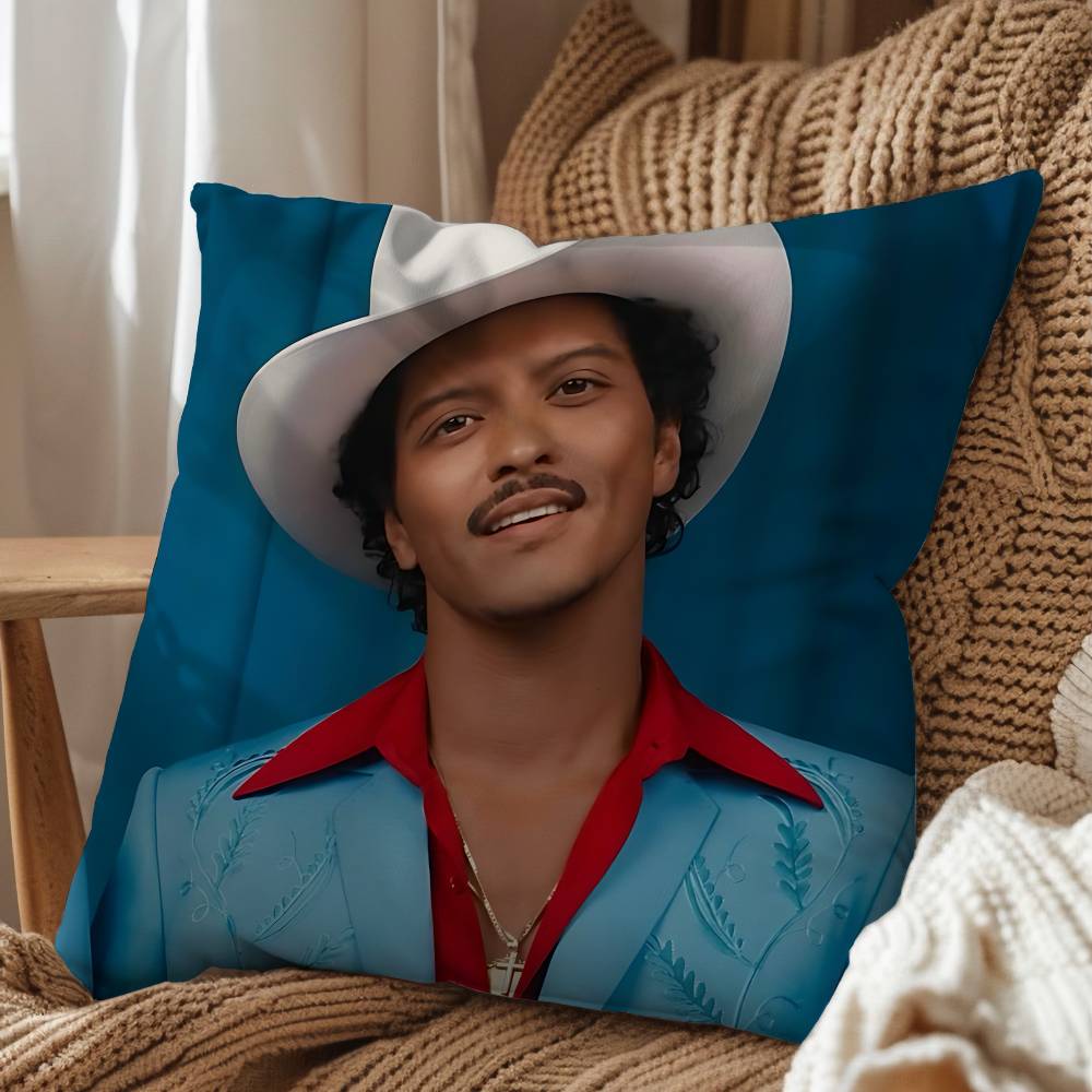 Právě bych mohl Bruno Mars Povlak na polštář Povlak na polštář proti roztočům Neviditelný zip hedvábný krátký plyš Potah na polštář na pohovku