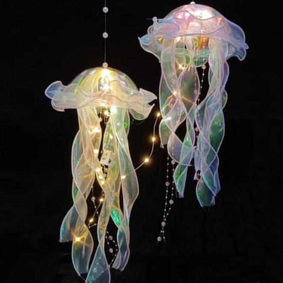 Yousheng Jellyfish Night Light Color Changing LED Jellyfish Lamp Portable Handheld Lantern Party Festival Lamp Safe Indoor Outdoor Night Decoration