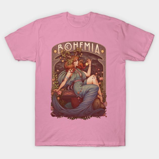 T Shirt Women Bohemia Harajuku Print Kawaii Tshirt Summer Short Sleeve Female T-Shirt Top Tee