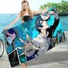 Hot Video Game P-Persona 5 Anime Beach Swimming Towel Soft Absorbent Washcloth Children's Gifts for Kids Travel Camping Gym