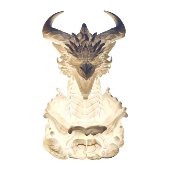 Yousheng 3D Printed Pleated Night Light Decorative Bedside Lamp with Unique Accordion Design USB Powered Table Lamp for Living Room Home Decor