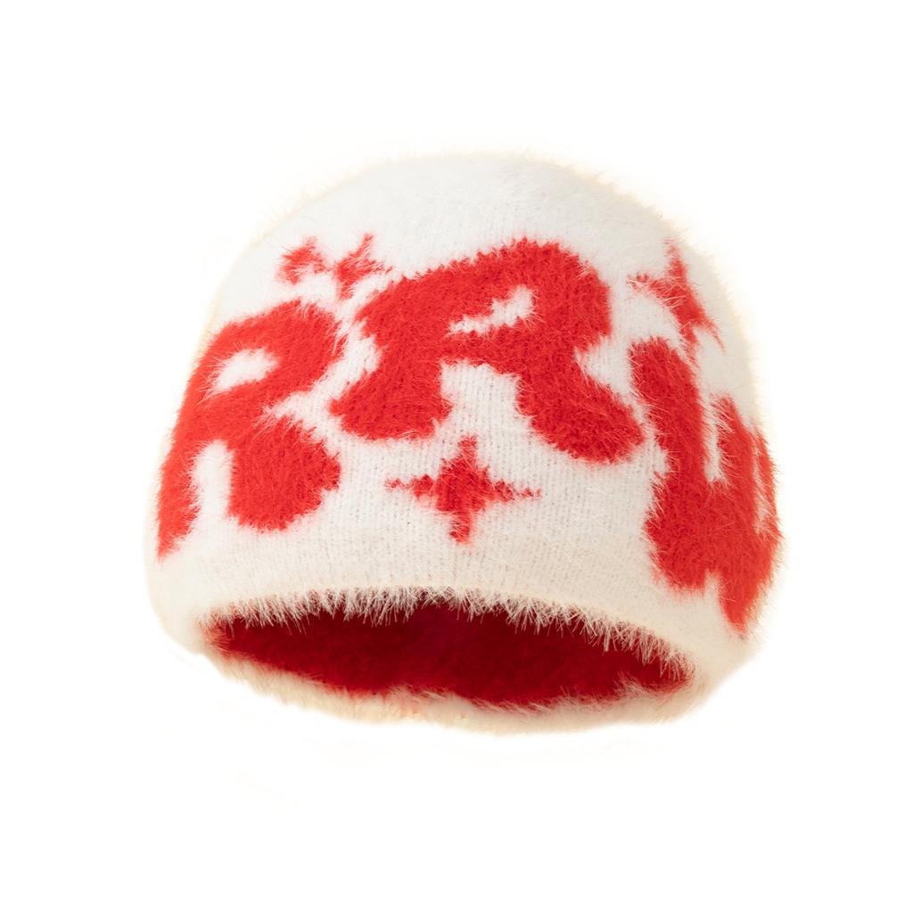 Letter Bag Head Warm Windproof Cold Soft Waxy Hat Knitted Hat Winter Design Hat