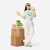 Li Ning X Disney Toy Story Striped Print American Vintage Casual Fashion Comfortable Breathable Round Neck Short Sleeve T-Shirt AHSV182-1