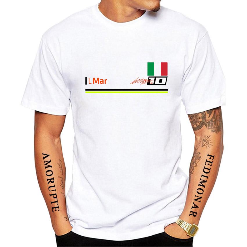 2025 New Legend Luca Marini 10 Gp Race Italy Rider Tshirt Summer Unisex Short Sleeve Cool Ride Sport Boy Casual Tees White Tops