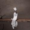 F Dehua White Porcelain Home Ornaments Classical Ladies Home Furnishing Decoration Creative Ceramic Tea Living Room Figurines