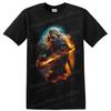 Geralt The Witcher Fire Sword Fantasy Warrior T Shirt Graphic Art Tee Cool Gift