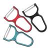 Vegetable Peeler Anti-Slip Rubber Handle Stainless Steel Blade Smooth Peeling Ergonomic U-Shaped Design Kitchen Peeler