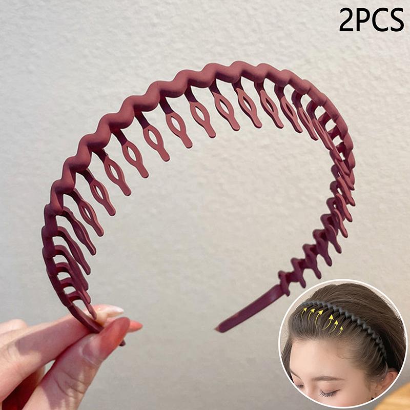 

Матовый обруч для волос, нескользящая повязка для волос, женская универсальная заколка для волос, ободок для волос, заколка для волос, аксессуары для волос с зубцами