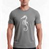 Seahorse Tshirt Summer Casual Cotton Tee Oversized Streetwear Tops Vintage Graphic Print Loose Fit Short Sleeve