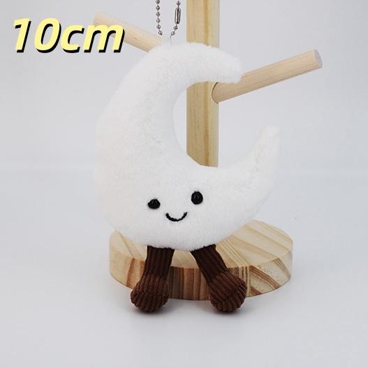 Adorable Christmas Tree Star Plushies Keychains Soft Moon Gingerbread Tree Doll Cartoon Bag Pendant Plush Toy xmas decor Gifts