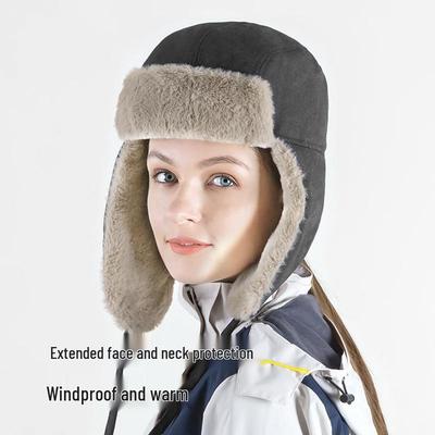 Unisex Fashion Warm Lei Feng Winter Hat: Windproof, Velvet-Lined, Thickened for Cold & Ear Protection