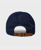 FFEFF STUDIO Vintage Washed Denim Wappen Ball Cap (Deep Blue)