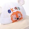 Cartoon Lion Baby Children Sun Visor Hat Sun Protection Boys Girls Mesh Basin Caps  Summer