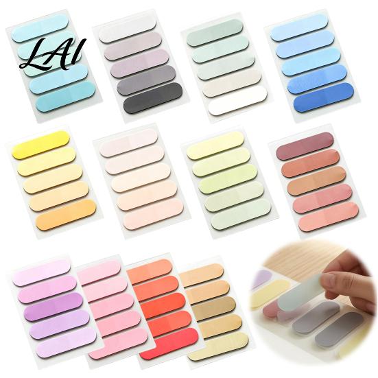 Clear Annotation Tabs 2 Pack Translucent Index Tabs Sturdy PET Rounded Corners Stickers Gradient Multi Color Memo Flags Self Adhesive for