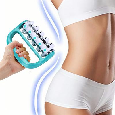 Handheld Massager Cellulite Massager Fascia Release And Muscle Massage 360° Rotating Roller For Shoulders Back Waist Feet Hands