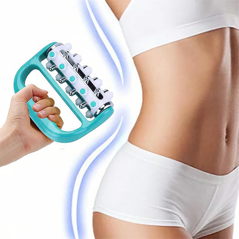 Handheld Massager Cellulite Massager Fascia Release And Muscle Massage 360° Rotating Roller For Shoulders Back Waist Feet Hands