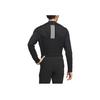 Adidas SS23 Solid Color Fitted Long Sleeve Polo Shirt Men tops Black HZ6052