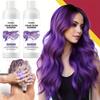100 ml Farbfixierendes Lila Shampoo Farbe fixieren Grauhaarabdeckung Gelbstich nach dem Bleichen Haarfärbemittel Langanhaltend Nicht reizend Pflege