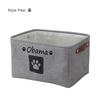 Pet Name DIY Toys Clothes Basket Custom Cat Dog Storage Box Personalised Accessories Organize Bin