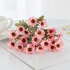 Small Daisy Artificial Flowers For Wedding Home Christmas Decor Accessories DIY Floral Arrangement Accessories Bridal hydrangea