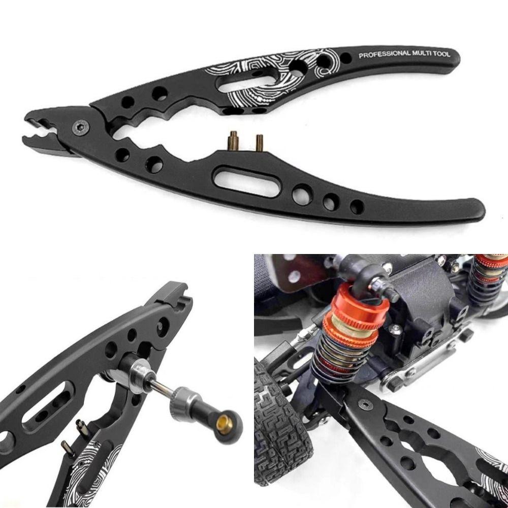 Professional Shock Ball End Pliers Black Clamp Pliers Tools Fot RC Crawler Car