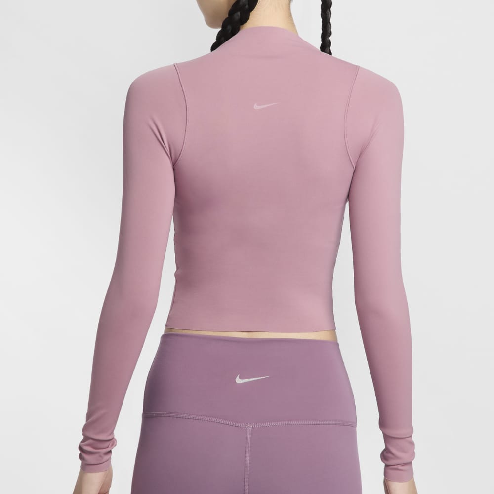 Nike ZenvyDri Fit T Shirt Women's Gray Purple Red/White FN3023-523
