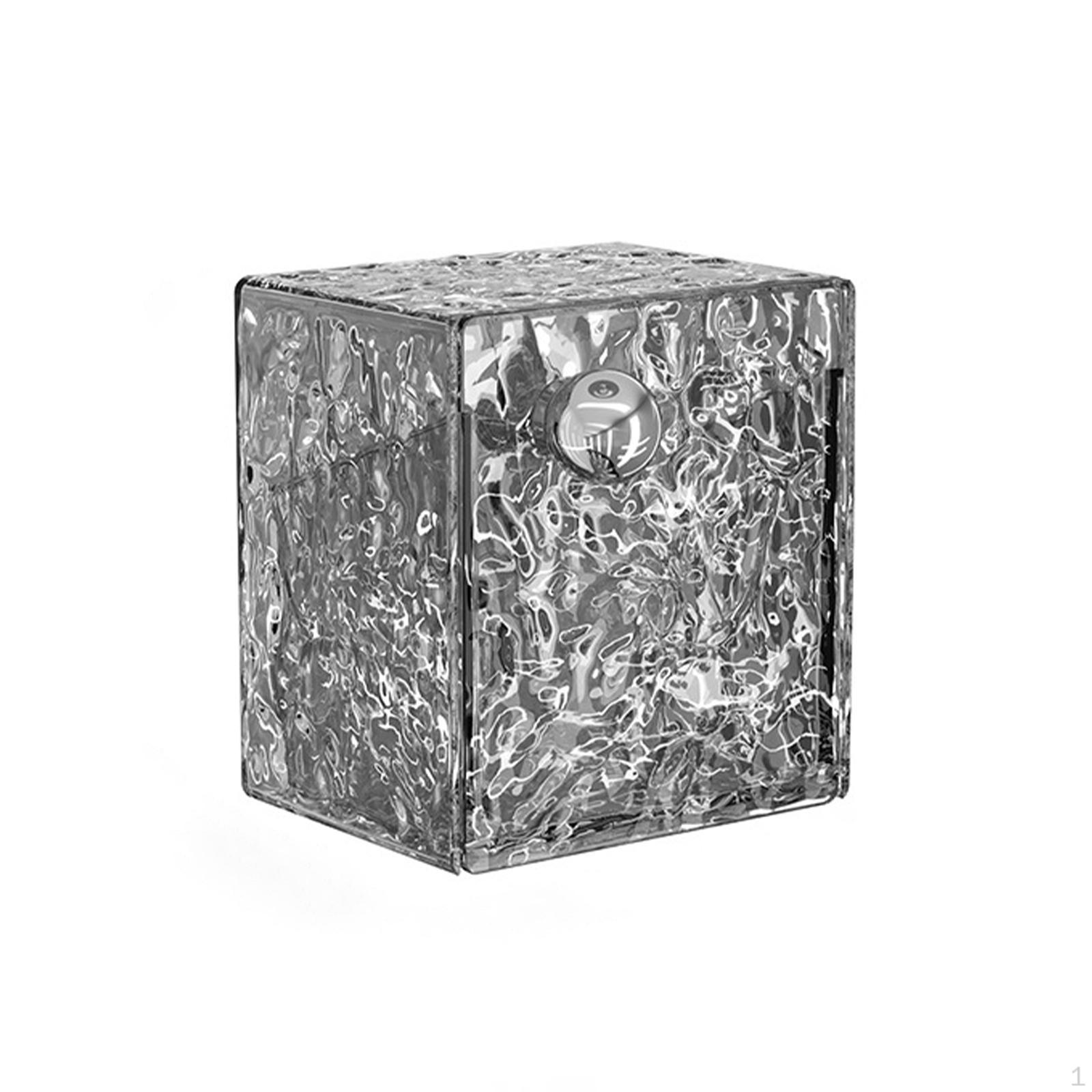 

Шикарная подставка для косметических подушечек с крышкой для организации туалетного столика серый