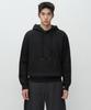 Brushed Hooded Sweatshirt [Black]