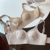 Women Japanese Style Seamless Rabbit Ears Cup Thin Anti Sagging Breathable Wireless Bra