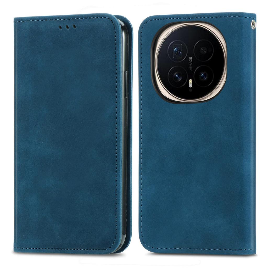 For Honor Magic8 Pro 5G Leather Case with Card Holder Magnetic Absorption Phone Cover