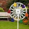 Weatherproof Ferris Wheel Bird Feeder Wall Mounted Garden Wind Rotator  for Patio