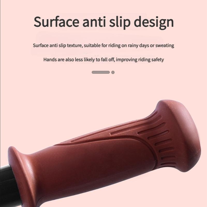 Nonslip Rubber Bikes Handlebars Grip Universals Kid Bikes Grip Scooter Foldings Bikes Handle Grip Cycling Accessory