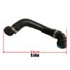 Radiator Coolant Hose Assembly 21452793 46483018 for FM Heavy Duty Truck D13 D16, Curved Vehicle Replacement Hose with Fitted Ends and Metal Securing