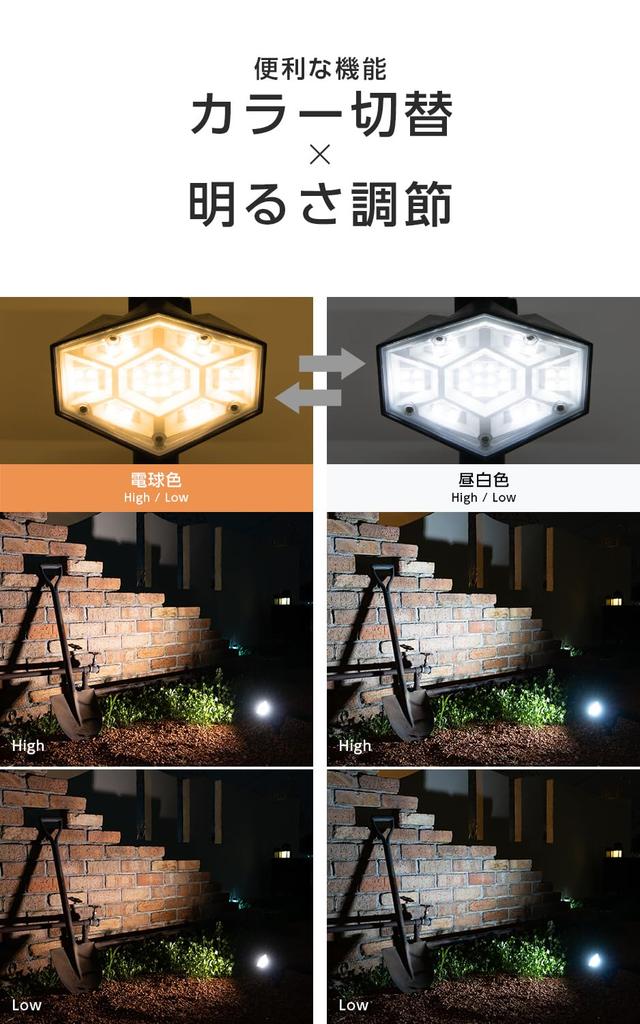 HAPPYJOINT Tierra 2-Pack Solar Spotlights, Outdoor, Waterproof, Dimmable, Automatic On/Off, Bright