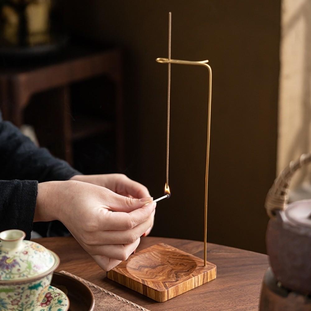 Anti-Ash Design Incense Stick Holder Desktop Decor Mosquito Incense Plate Holder  Spa